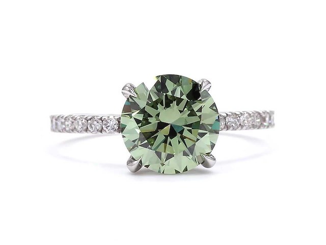 18 karaat witgouden ring met 2,32 ct. diamant - afbeelding 6 van  8