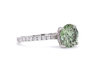 18 karaat witgouden ring met 2,32 ct. diamant - afbeelding 8 van  8