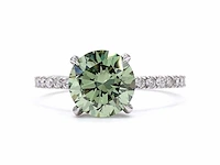 18 karaat witgouden ring met 2,32 ct. diamant