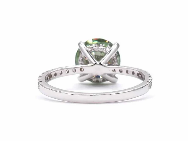 18 karaat witgouden ring met 2,32 ct. diamant - afbeelding 4 van  8