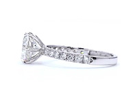 18 karaat witgouden ring met 2,44 ct. diamant - afbeelding 5 van  10
