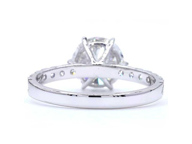 18 karaat witgouden ring met 2,44 ct. diamant - afbeelding 6 van  10