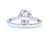 18 karaat witgouden ring met 2,44 ct. diamant - afbeelding 6 van  10