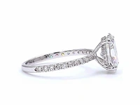 18 karaat witgouden ring met 2,46 ct. diamant - afbeelding 4 van  8