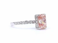 18 karaat witgouden ring met 2,46 ct. diamant - afbeelding 7 van  8