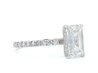 18 karaat witgouden ring met 2,48 ct. diamant - afbeelding 2 van  13