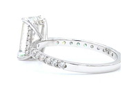 18 karaat witgouden ring met 2,48 ct. diamant - afbeelding 3 van  13