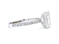 18 karaat witgouden ring met 2,48 ct. diamant - afbeelding 4 van  13