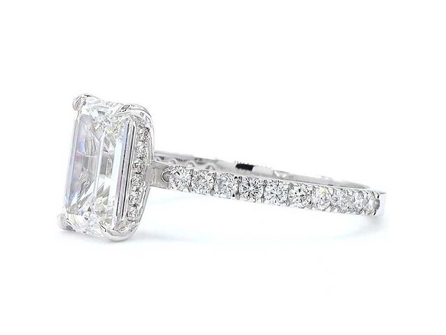 18 karaat witgouden ring met 2,48 ct. diamant - afbeelding 5 van  13