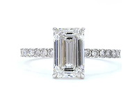18 karaat witgouden ring met 2,48 ct. diamant