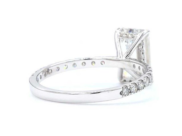 18 karaat witgouden ring met 2,48 ct. diamant - afbeelding 12 van  13