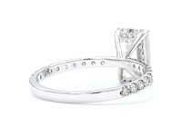 18 karaat witgouden ring met 2,48 ct. diamant - afbeelding 12 van  13