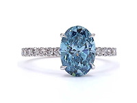 18 karaat witgouden ring met 2,48 ct. diamant - afbeelding 5 van  8
