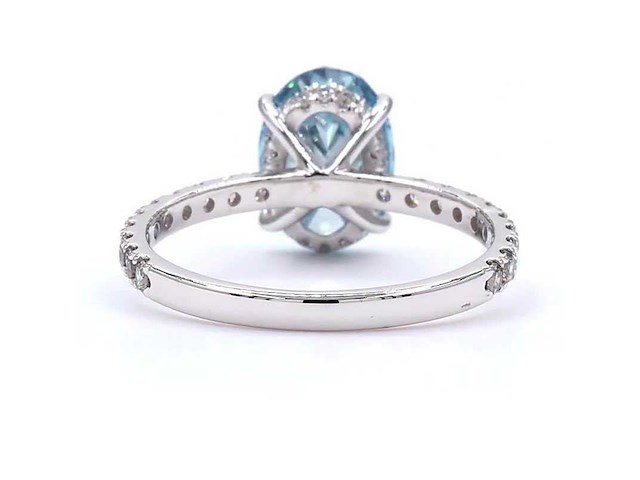 18 karaat witgouden ring met 2,48 ct. diamant - afbeelding 6 van  8