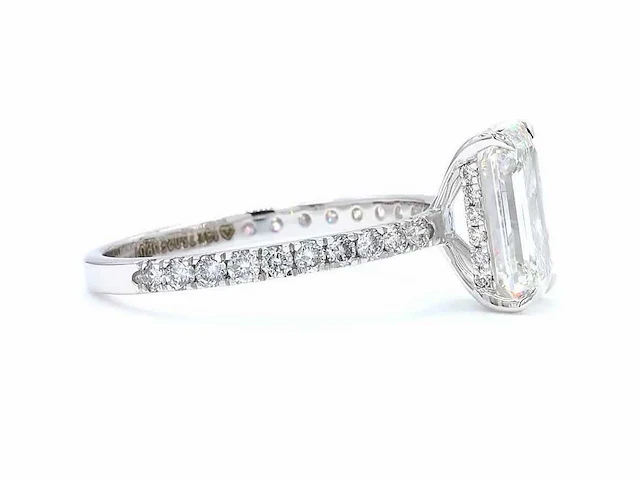 18 karaat witgouden ring met 2,48 ct. diamant - afbeelding 4 van  13