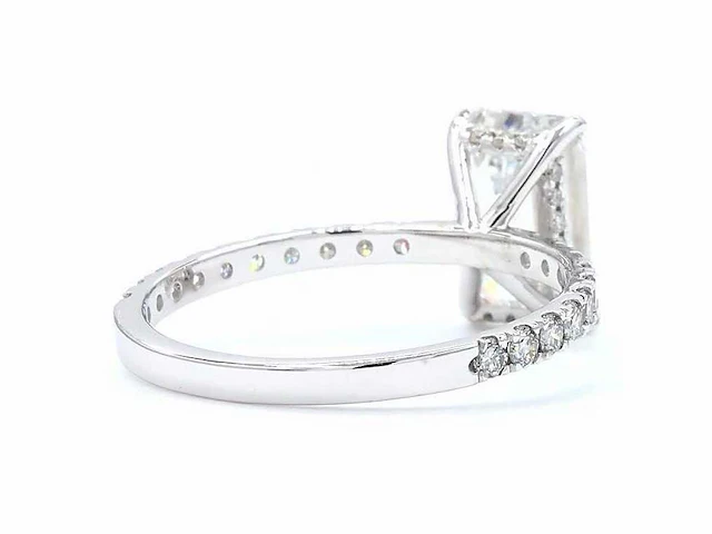 18 karaat witgouden ring met 2,48 ct. diamant - afbeelding 12 van  13