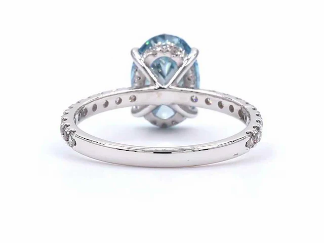 18 karaat witgouden ring met 2,48 ct. diamant - afbeelding 5 van  8