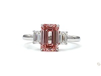 18 karaat witgouden ring met 2,51 ct. diamant - afbeelding 3 van  4