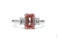 18 karaat witgouden ring met 2,51 ct. diamant - afbeelding 4 van  4
