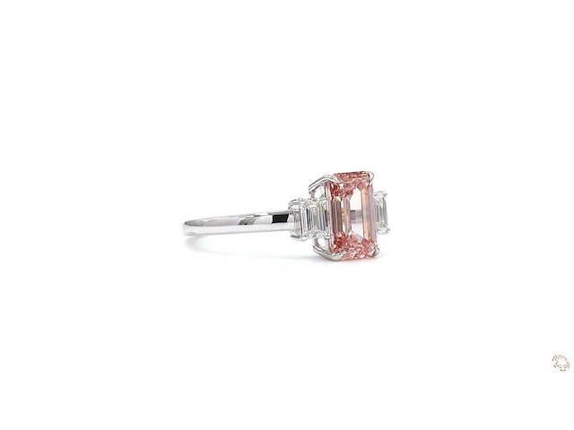 18 karaat witgouden ring met 2,51 ct. diamant - afbeelding 4 van  4