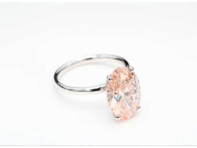 18 karaat witgouden ring met 2,54 crt. diamant. - afbeelding 6 van  7