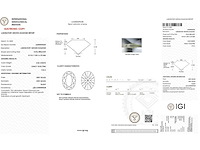 18 karaat witgouden ring met 2,54 crt. diamant. - afbeelding 7 van  7