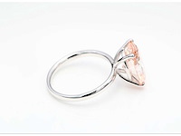 18 karaat witgouden ring met 2,54 crt. diamant. - afbeelding 2 van  7