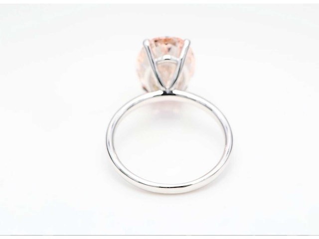 18 karaat witgouden ring met 2,54 crt. diamant. - afbeelding 3 van  7