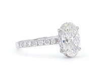 18 karaat witgouden ring met 2,59 ct. diamant - afbeelding 4 van  9