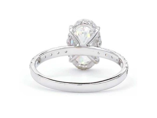 18 karaat witgouden ring met 2,59 ct. diamant - afbeelding 9 van  9