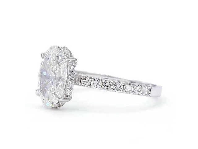 18 karaat witgouden ring met 2,59 ct. diamant - afbeelding 3 van  9