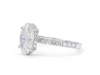 18 karaat witgouden ring met 2,59 ct. diamant - afbeelding 3 van  9