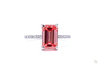 18 karaat witgouden ring met 2,69 crt. diamant - afbeelding 1 van  7