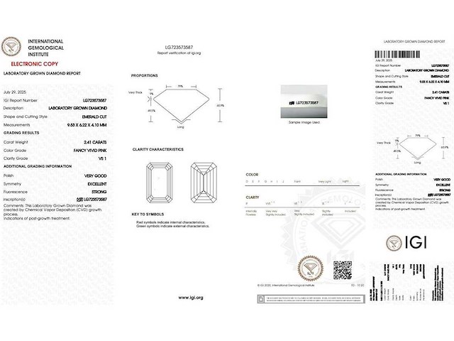 18 karaat witgouden ring met 2,69 crt. diamant - afbeelding 2 van  7