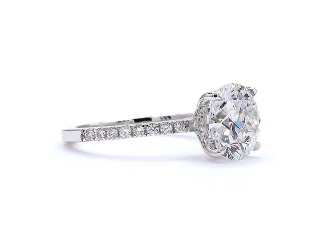 18 karaat witgouden ring met 2,70 ct. diamant - afbeelding 3 van  9