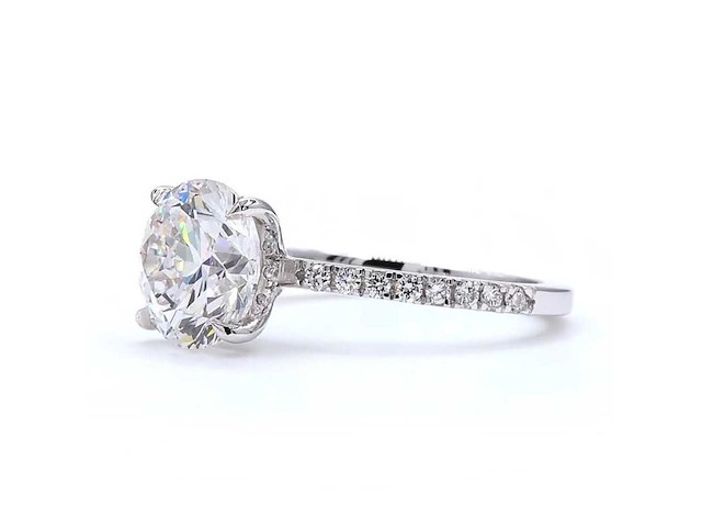 18 karaat witgouden ring met 2,70 ct. diamant - afbeelding 4 van  9