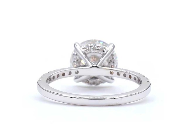 18 karaat witgouden ring met 2,70 ct. diamant - afbeelding 5 van  9