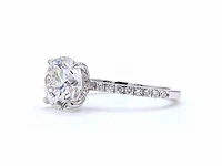 18 karaat witgouden ring met 2,70 ct. diamant - afbeelding 4 van  9