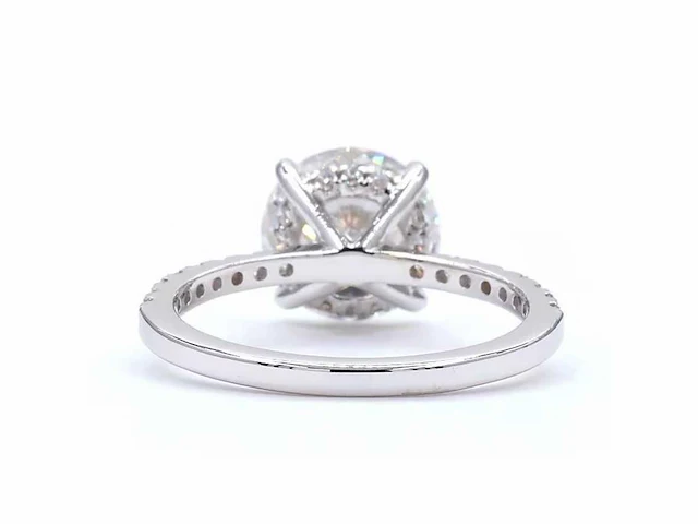 18 karaat witgouden ring met 2,70 ct. diamant - afbeelding 5 van  9