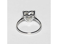 18 karaat witgouden ring met 3,09 crt. diamant - afbeelding 2 van  10