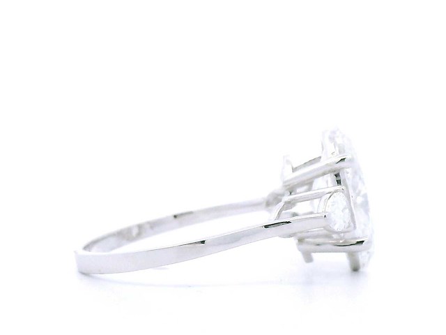 18 karaat witgouden ring met 3,26 crt. diamant - afbeelding 5 van  8