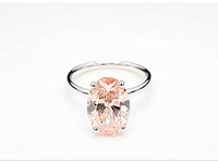 18 karaat witgouden ring met 3,27 crt. diamant - afbeelding 6 van  7