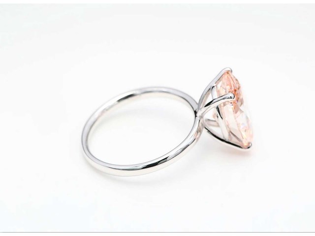 18 karaat witgouden ring met 3,27 crt. diamant - afbeelding 3 van  7