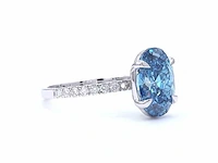 18 karaat witgouden ring met 3,28 ct. diamant - afbeelding 3 van  8