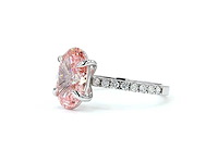 18 karaat witgouden ring met 3,29 ct. diamant - afbeelding 4 van  8
