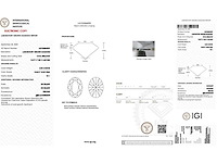 18 karaat witgouden ring met 3,29 ct. diamant - afbeelding 2 van  8