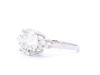 18 karaat witgouden ring met 3,31 crt. diamant - afbeelding 4 van  7