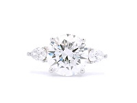 18 karaat witgouden ring met 3,31 crt. diamant - afbeelding 5 van  7