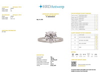18 karaat witgouden ring met 3,32 ct. diamant - afbeelding 3 van  10