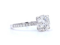 18 karaat witgouden ring met 3,32 ct. diamant - afbeelding 4 van  10